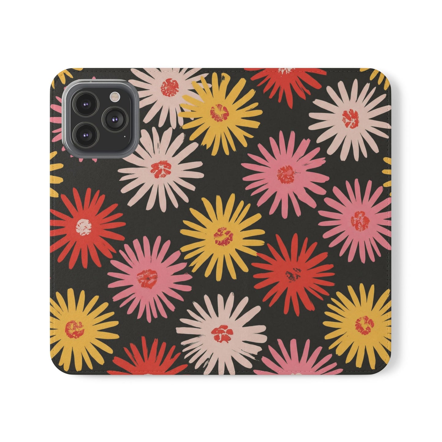 Night Bloom Vegan Leather Flip Case