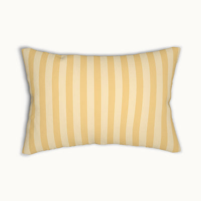 Buttercup Stripe Rectangular Throw Pillow