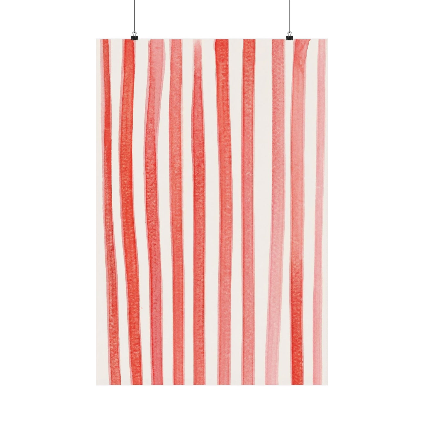 Red Thread Art Poster