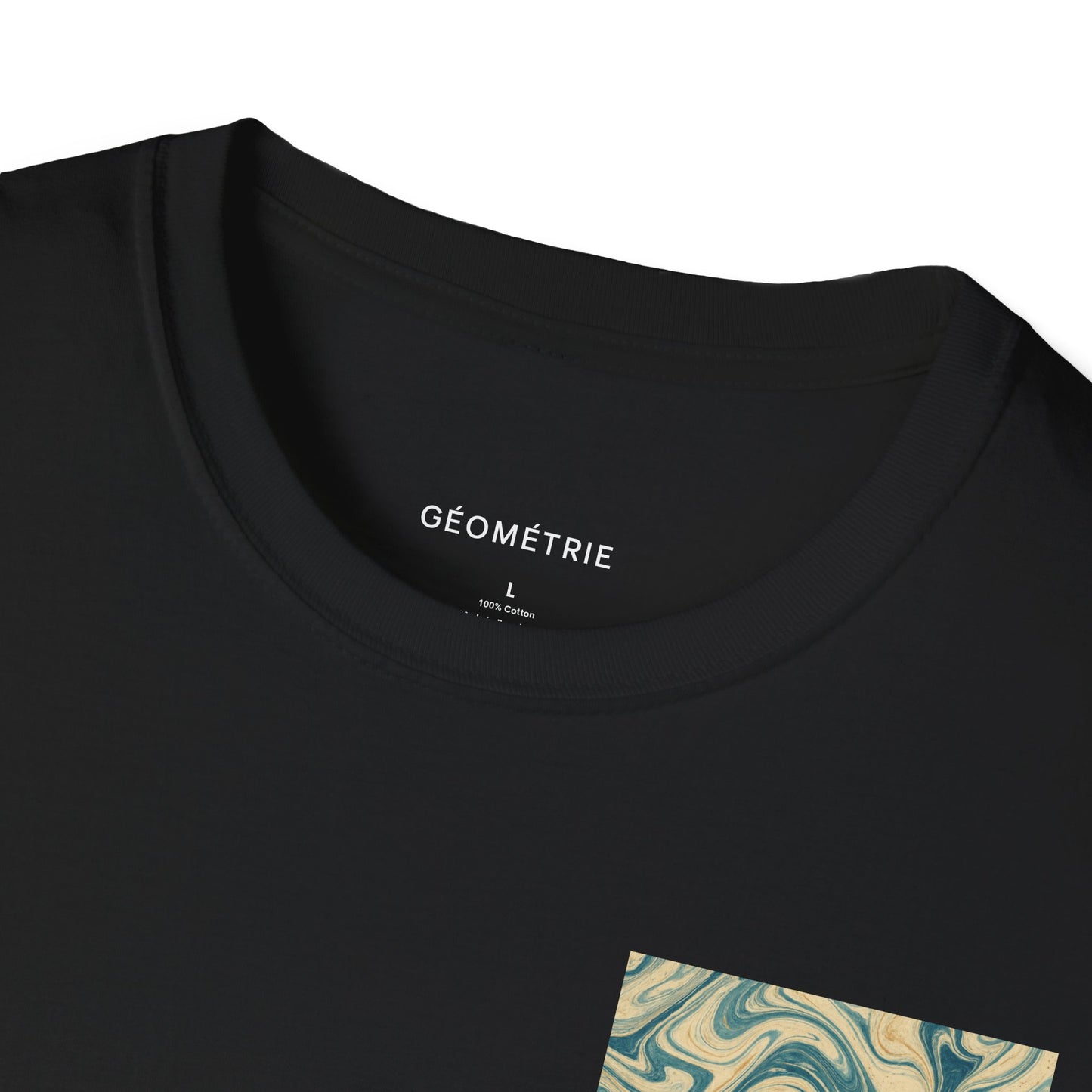 Geo Pattern Unisex Softstyle T-Shirt | Casual Everyday Tee, Graphic Shirt, Gift for Him/Her, Trendy Wear, Artsy Style (Pattern 06)