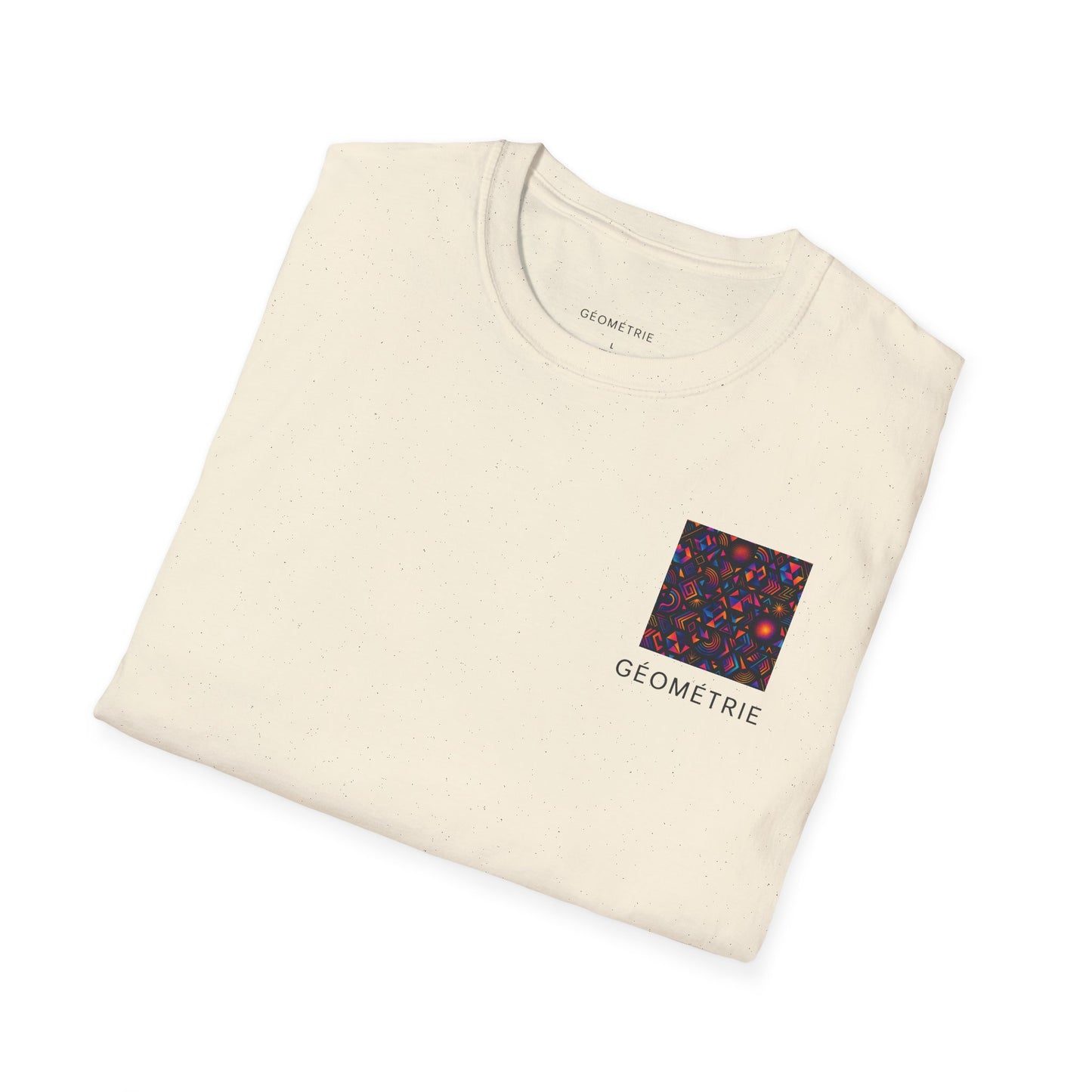 Geo Pattern Unisex Softstyle T-Shirt | Casual Everyday Tee, Graphic Shirt, Gift for Him/Her, Trendy Wear, Artsy Style (Pattern 05)