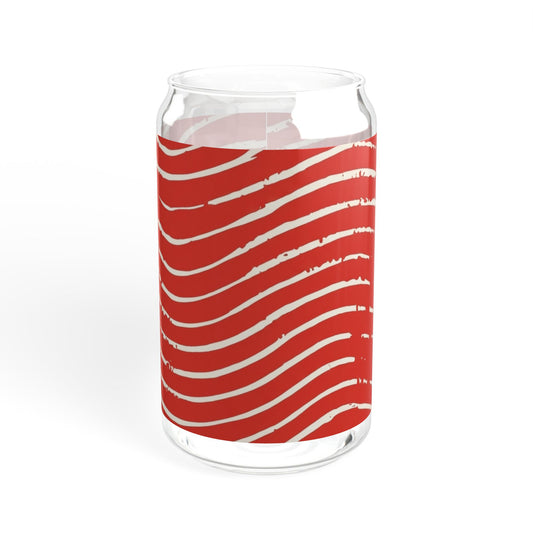 Scarlet Tide Sipper Glass | 16oz
