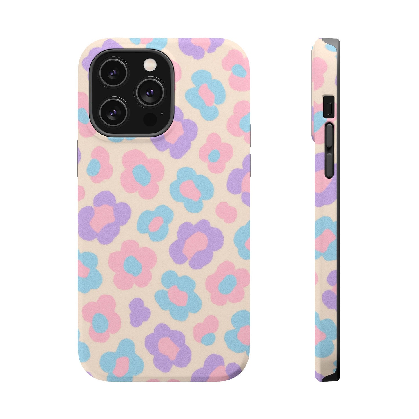 Candy Leopard Print Magnetic Phone Case