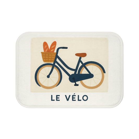 Charming Bicycle Bath Mat