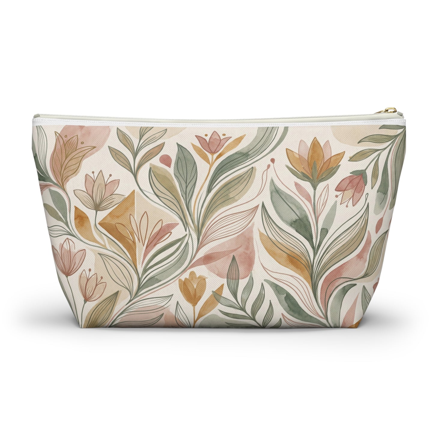 Autumn Botanica Accessory Pouch with T-bottom
