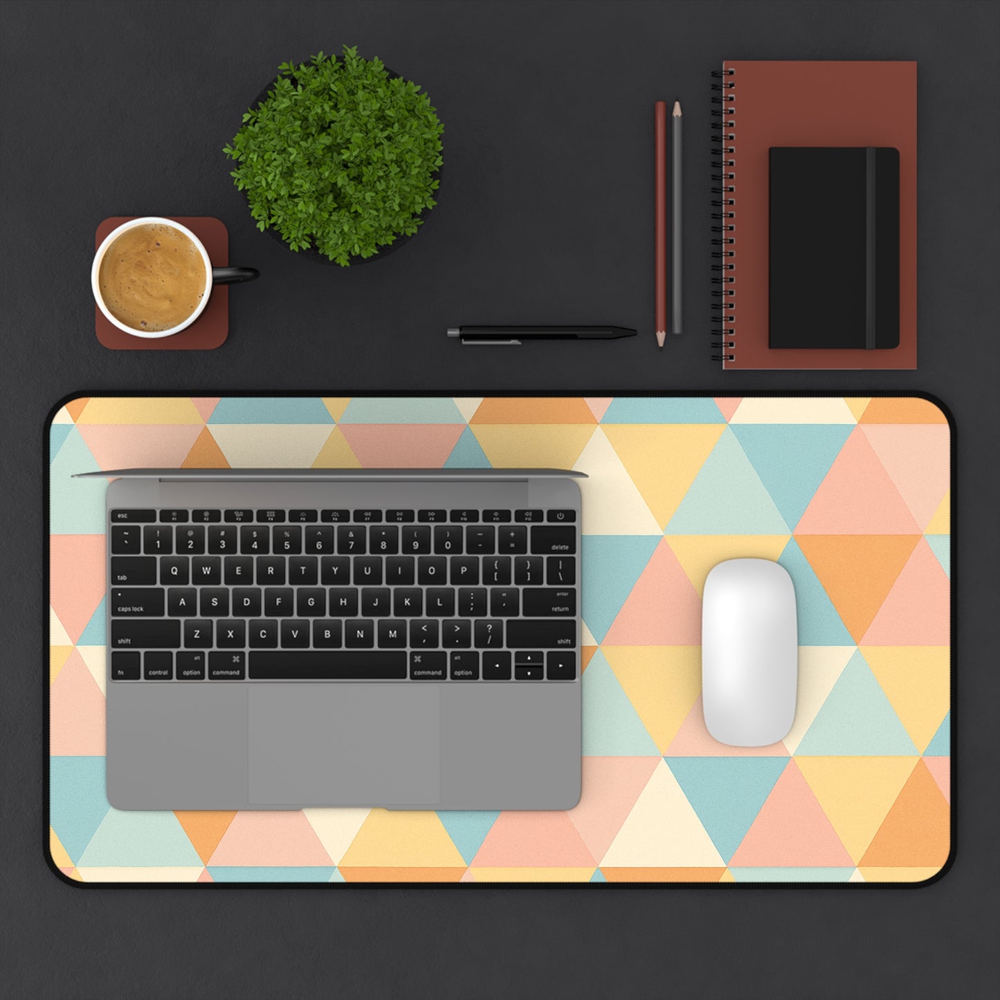 Colorful Triangular Desk Mat