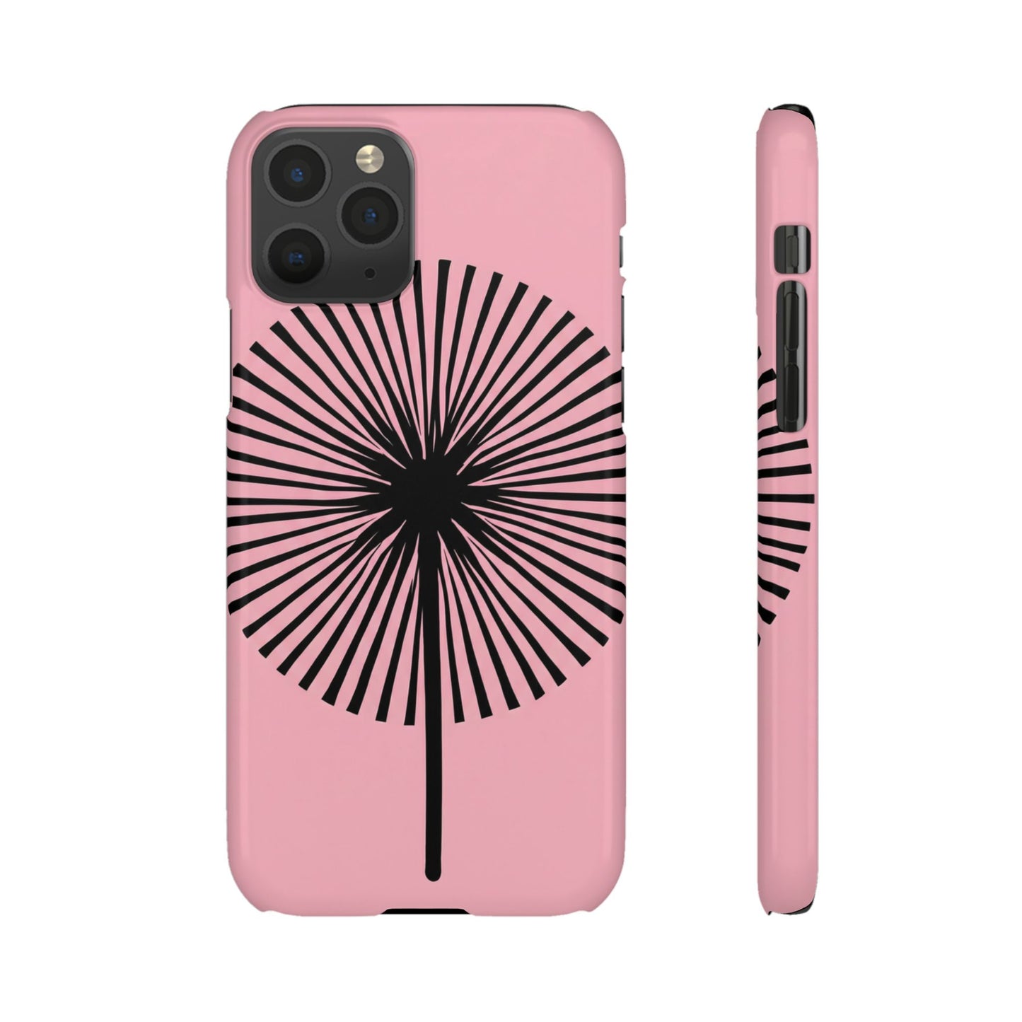 Pink Dandelion Snap Phone Case