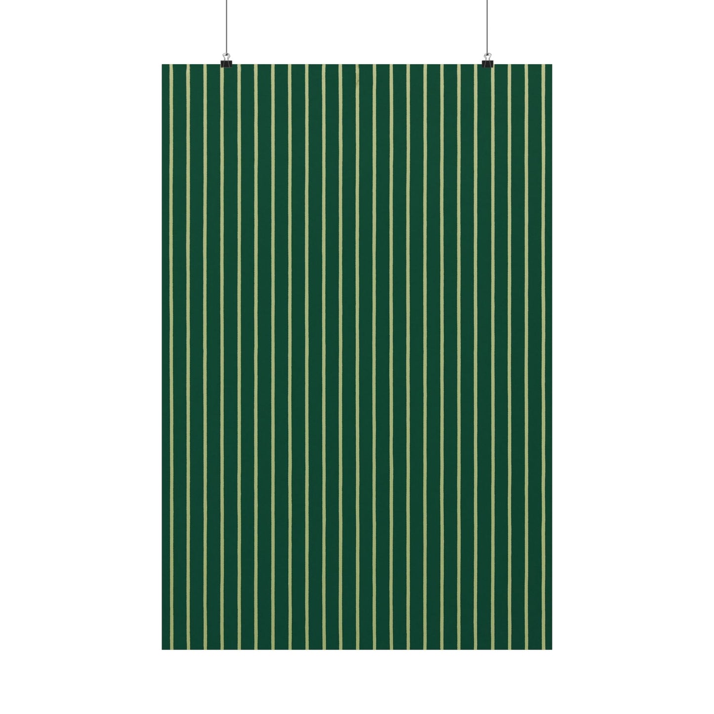 Forest Pinstripe Art Poster