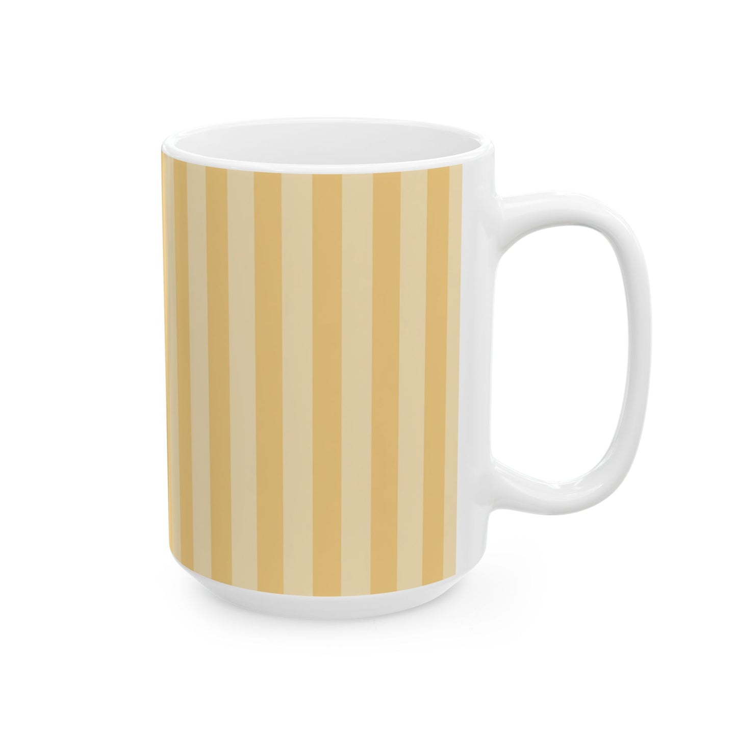 Buttercup Stripe Ceramic Mug