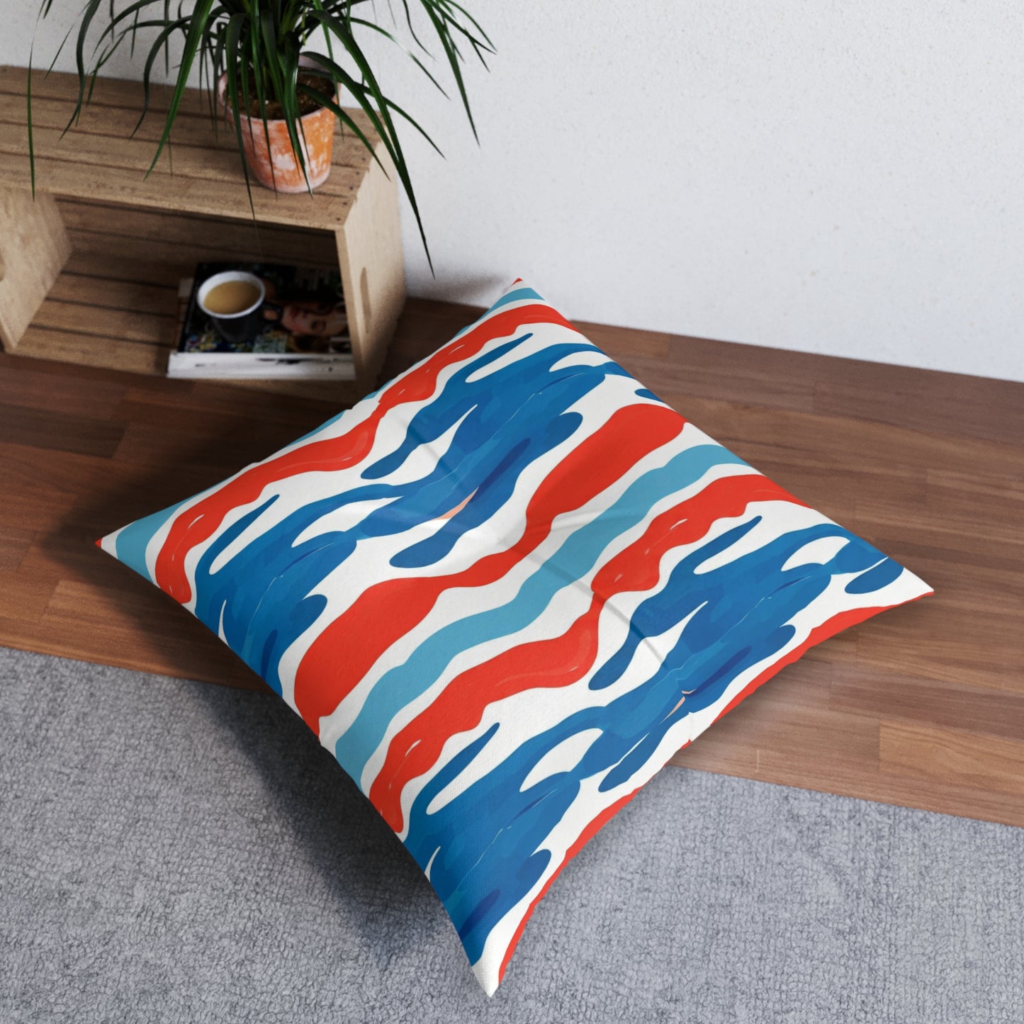 Square Tufted Floor Pillow