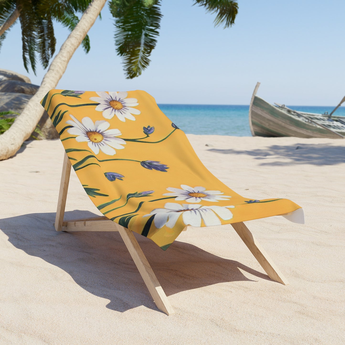 Spring Daisies Beach Towel