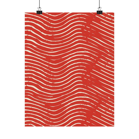 Scarlet Tide Art Poster