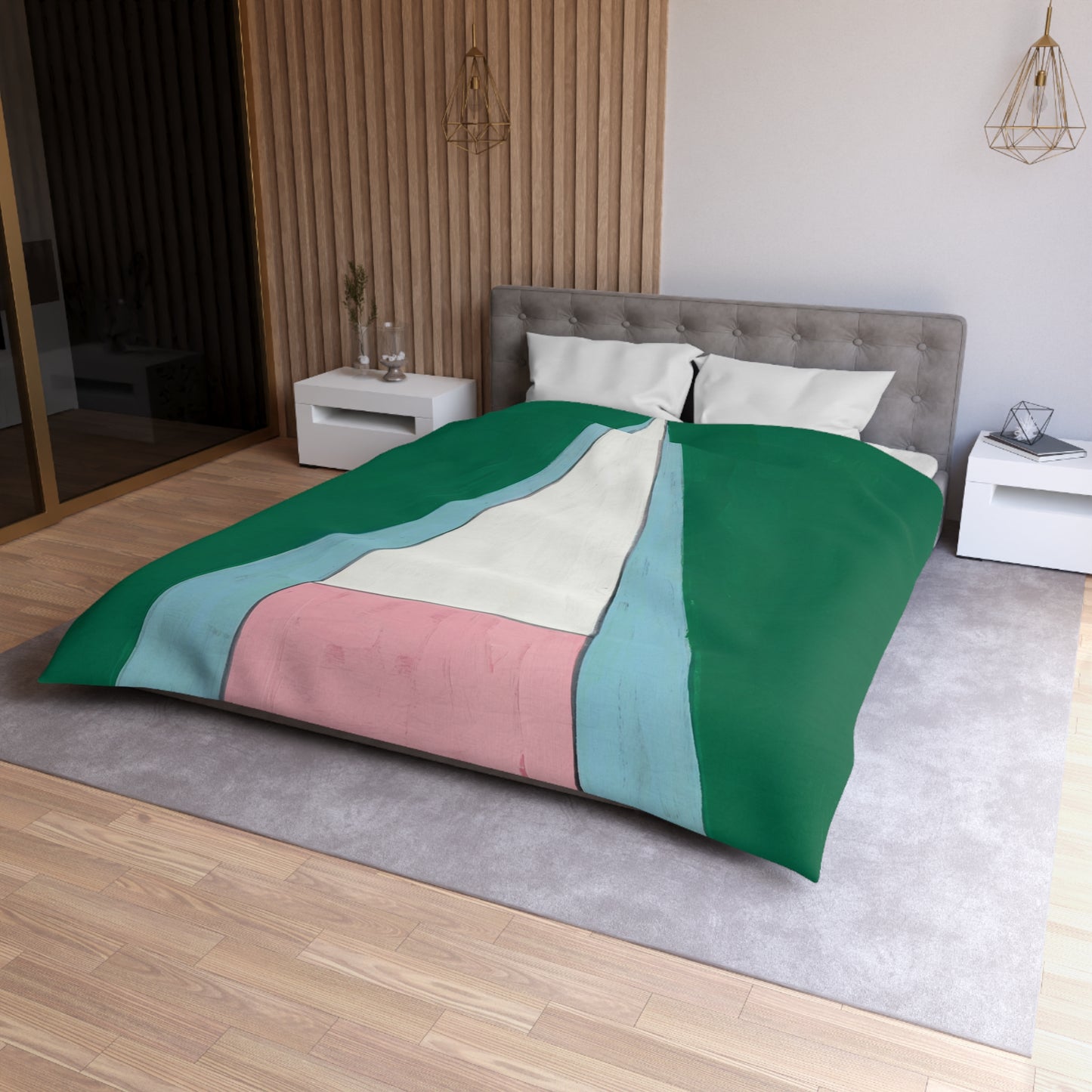 Peak Pastel Microfiber Duvet Cover