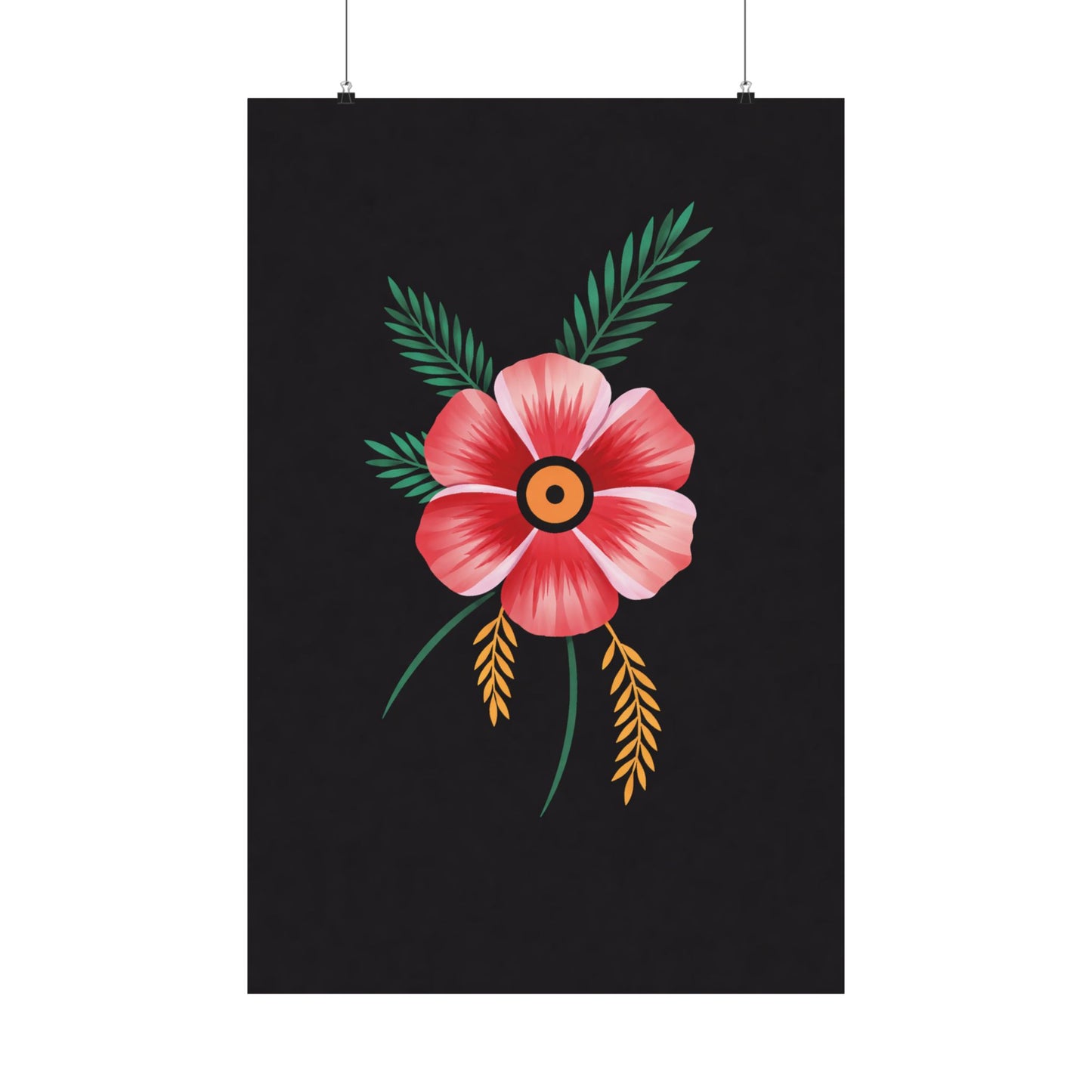 Botanical Eye Art Poster