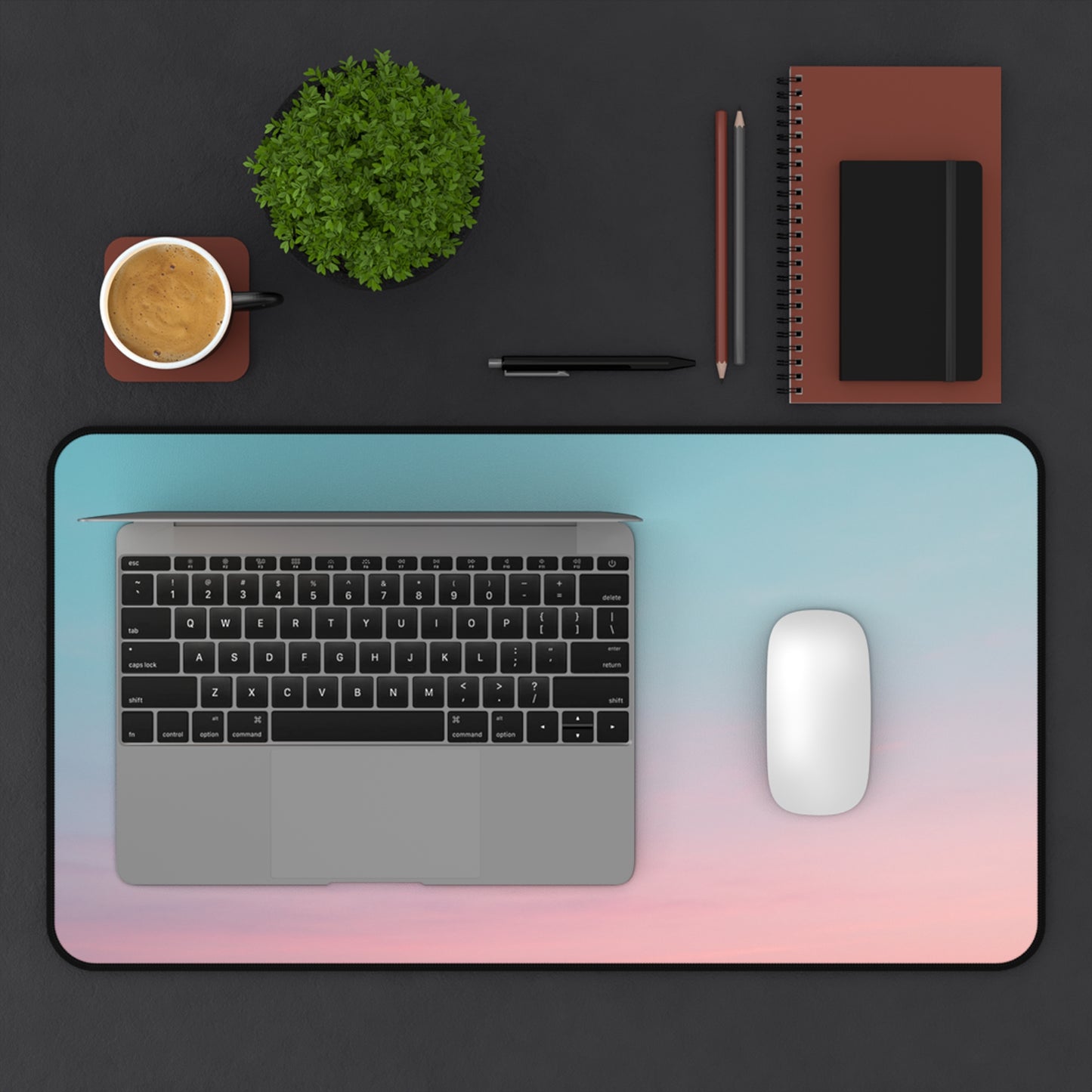 Pastel Sky Tranquility Desk Mat