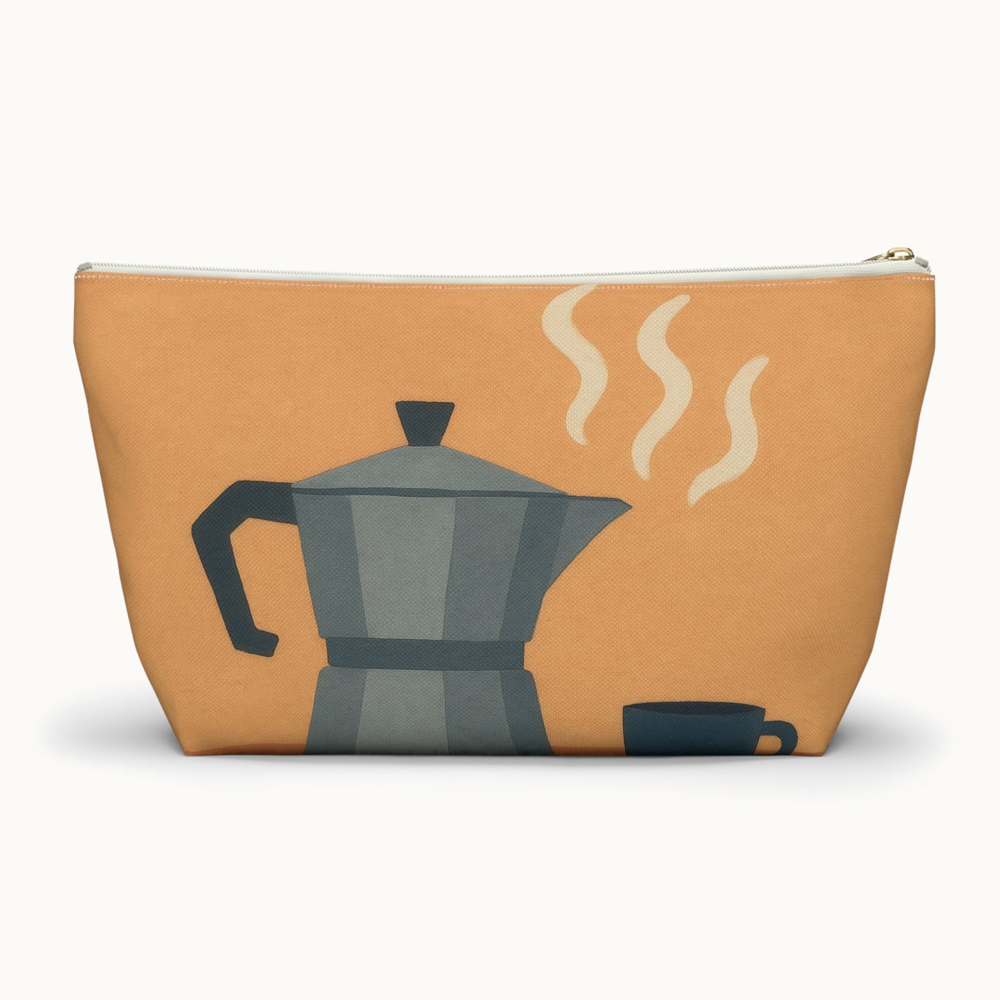 Moka Pot Morning Accessory Pouch with T-bottom