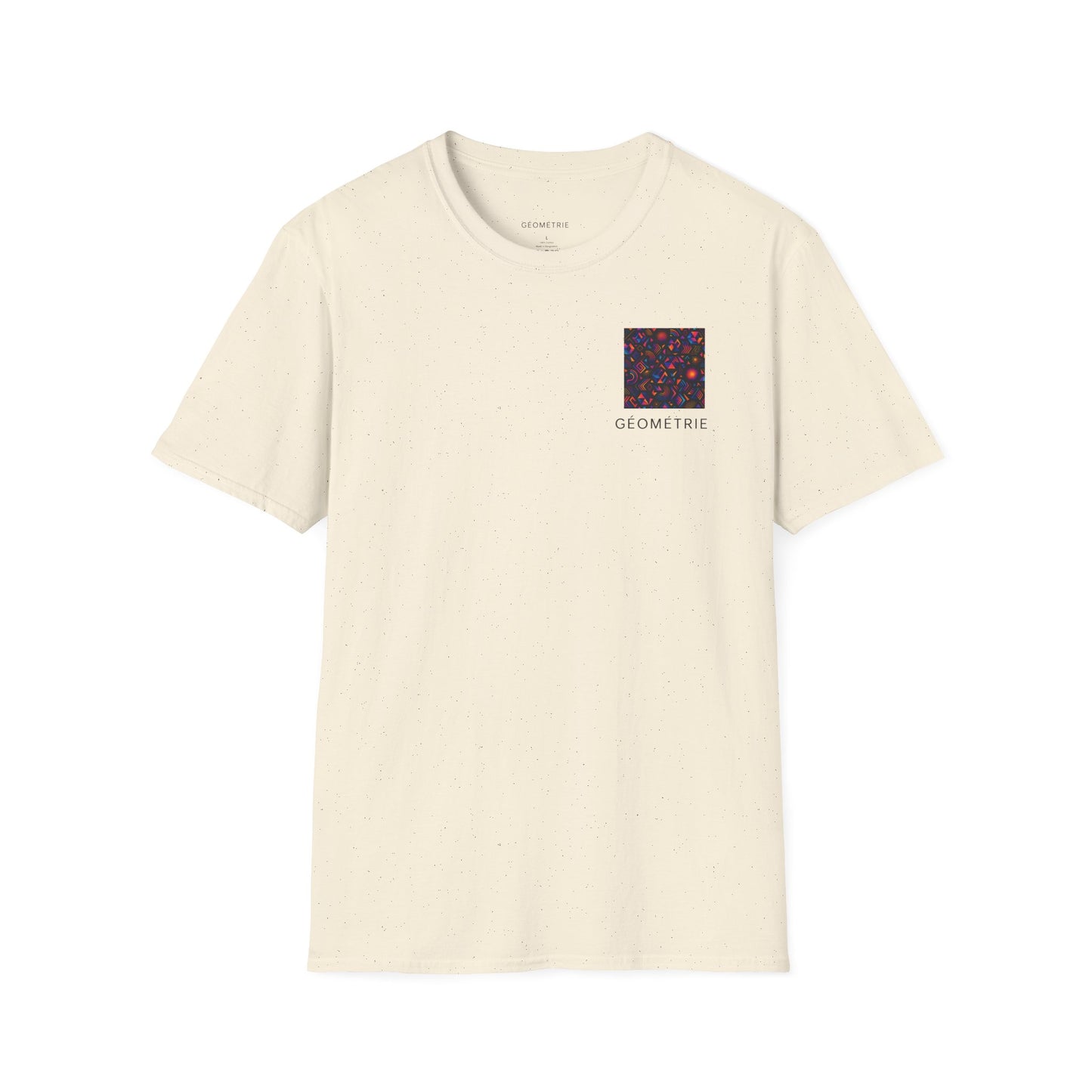 Geo Pattern Unisex Softstyle T-Shirt | Casual Everyday Tee, Graphic Shirt, Gift for Him/Her, Trendy Wear, Artsy Style (Pattern 05)
