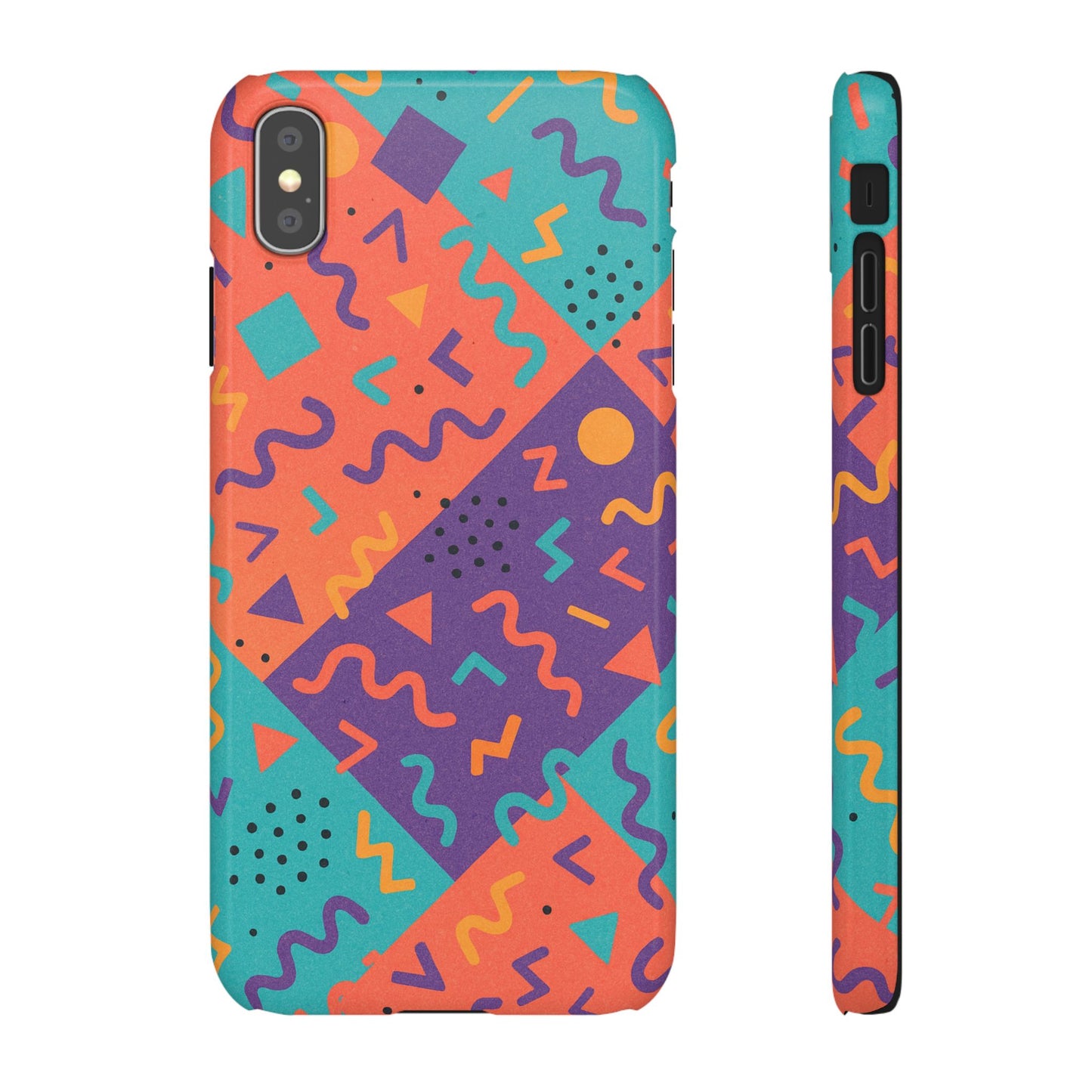 Vibrant Memphis Snap Phone Case