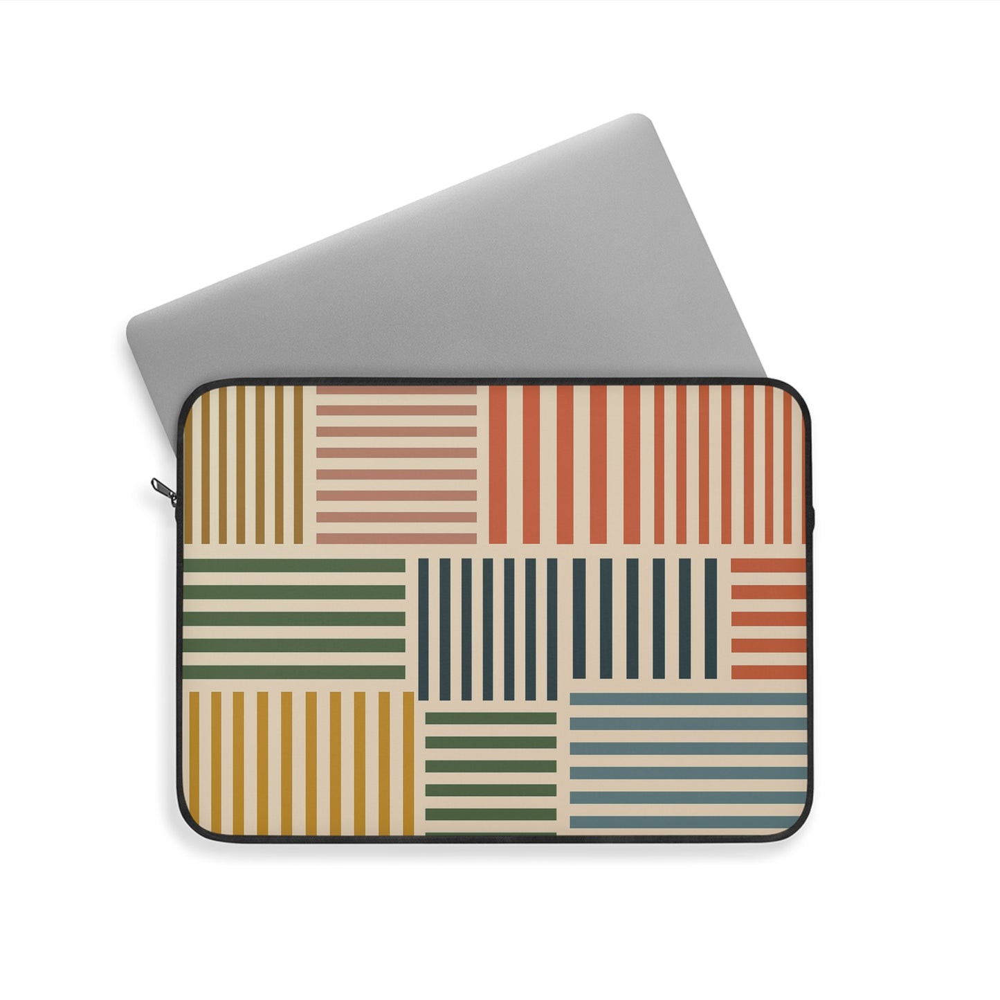 Patchwork Lines Laptop Sleeve