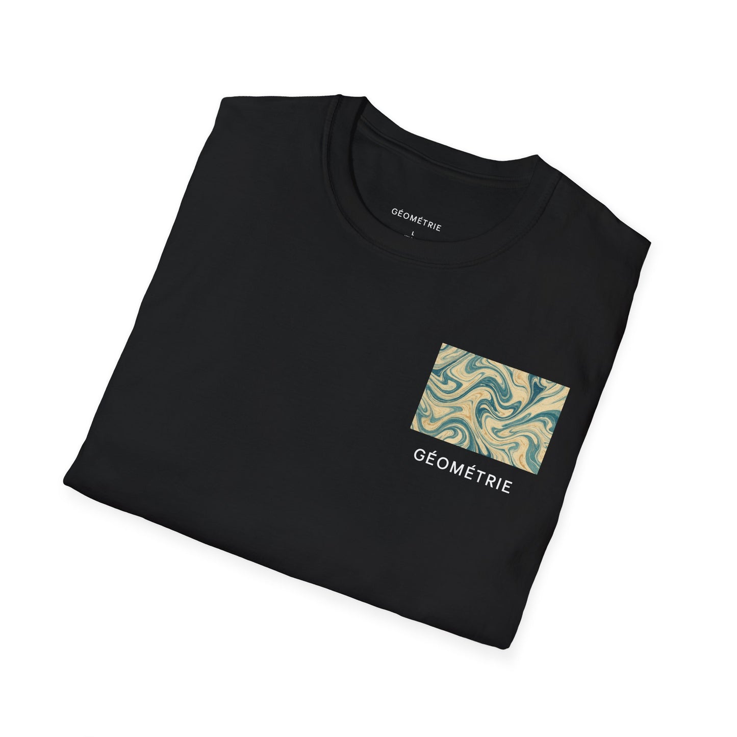 Geo Pattern Unisex Softstyle T-Shirt | Casual Everyday Tee, Graphic Shirt, Gift for Him/Her, Trendy Wear, Artsy Style (Pattern 06)