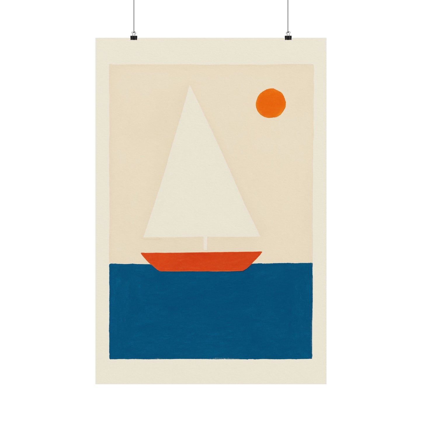 Affiche Voilier Moderne Art Poster