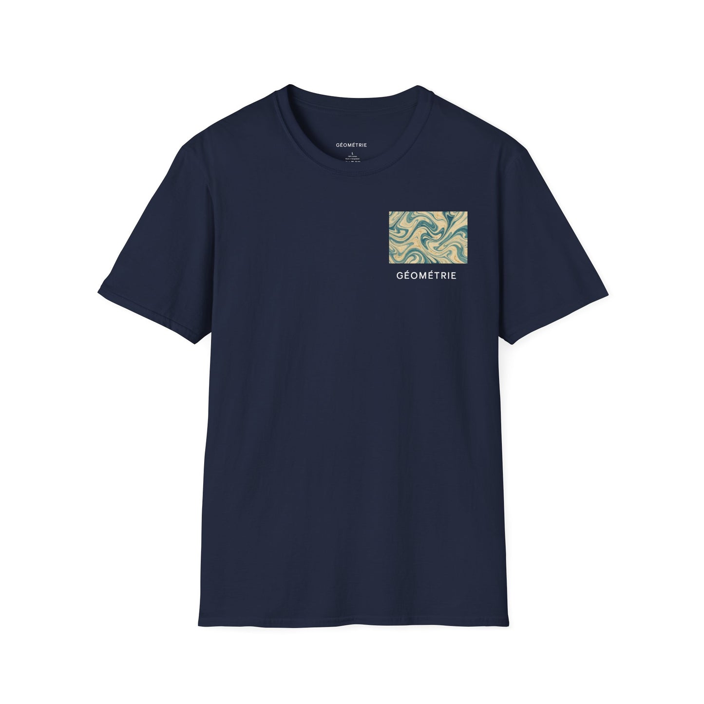 Geo Pattern Unisex Softstyle T-Shirt | Casual Everyday Tee, Graphic Shirt, Gift for Him/Her, Trendy Wear, Artsy Style (Pattern 06)