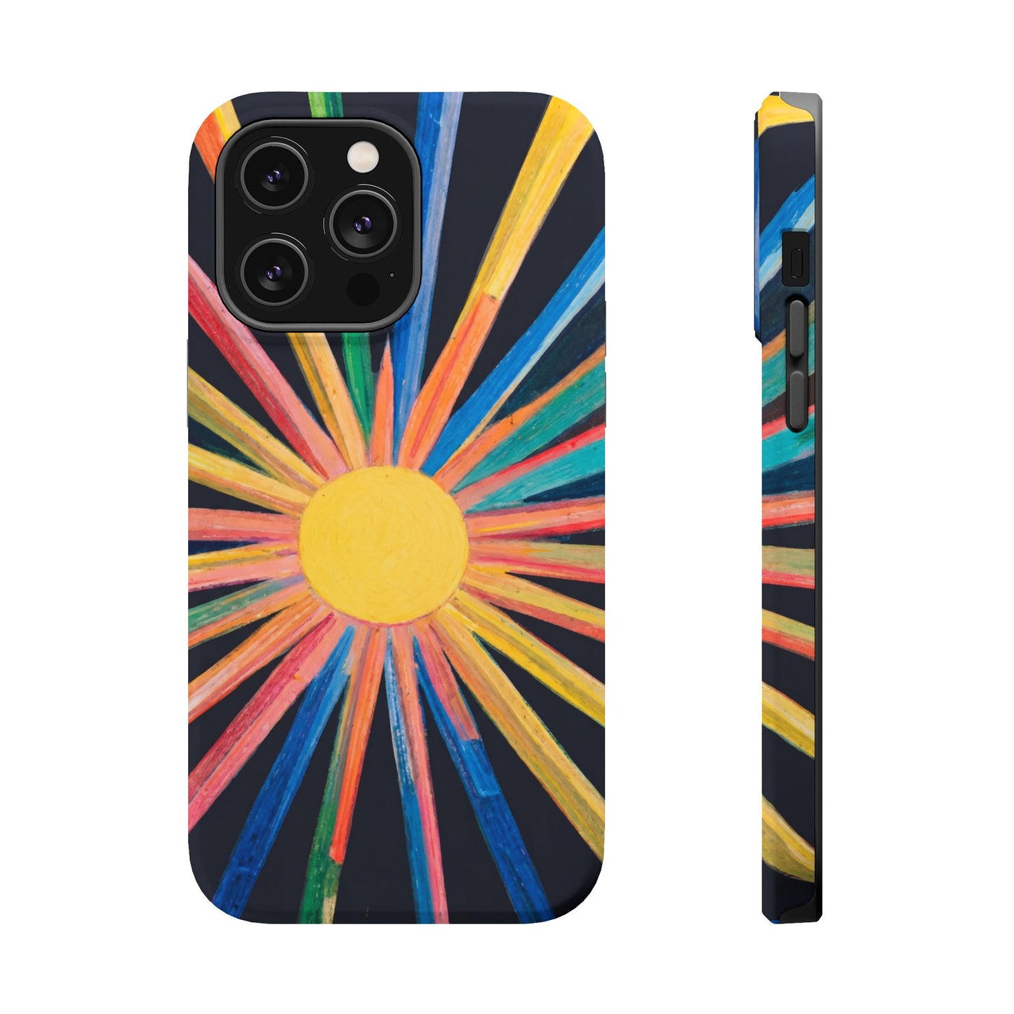 Midnight Sunburst Magnetic Phone Case