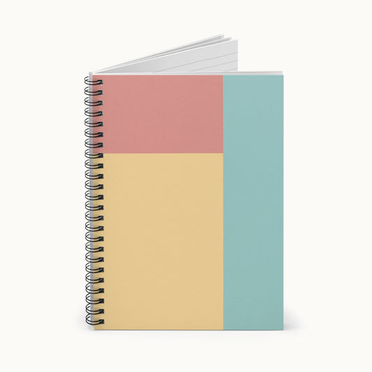 Minimalist Pastel Blocks Notebook