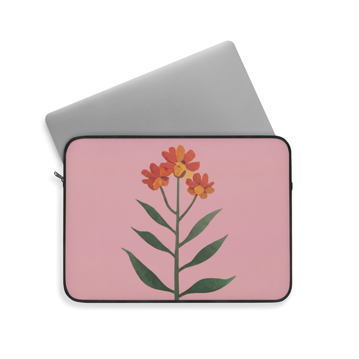 Coral Stem Laptop Sleeve