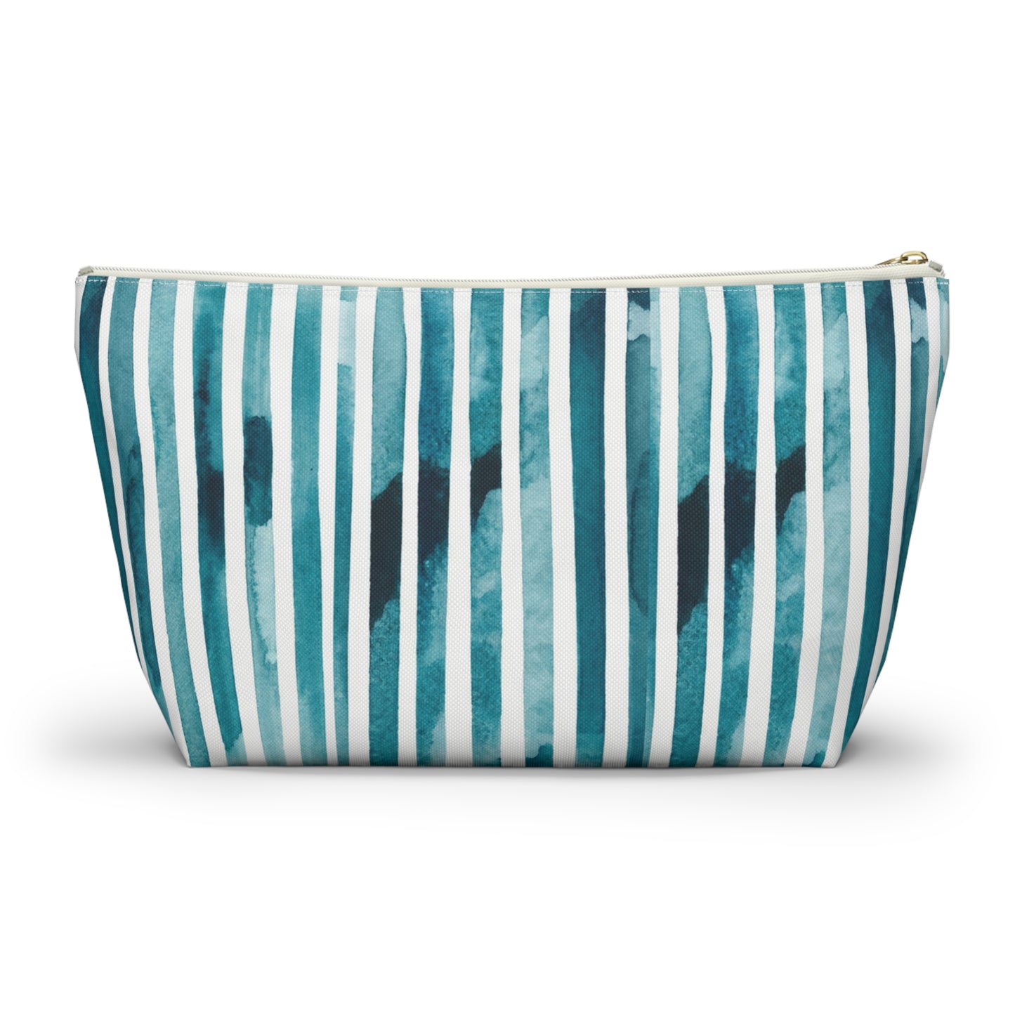 Teal Thread Accessory Pouch with T-bottom