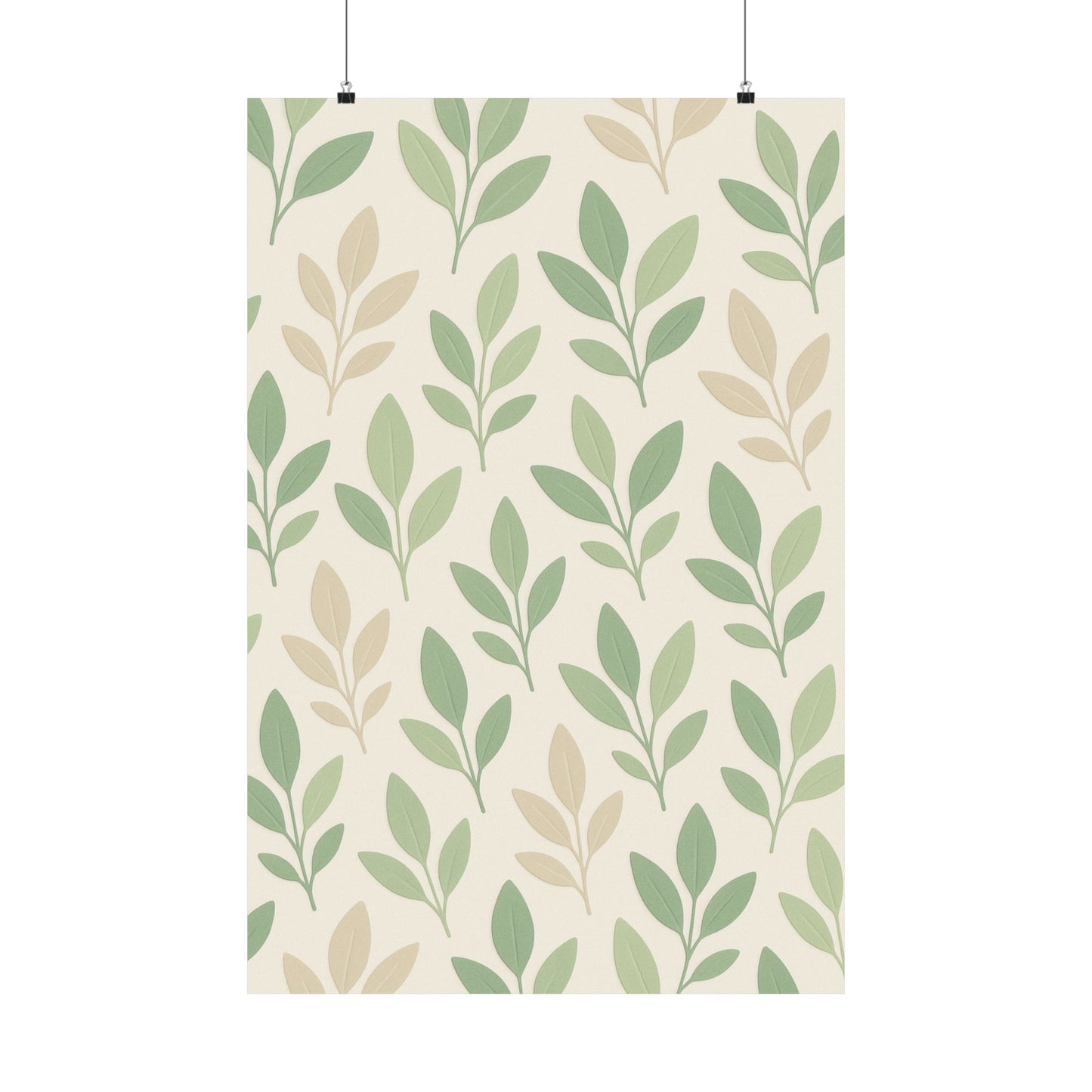 Willow Repeat Art Poster