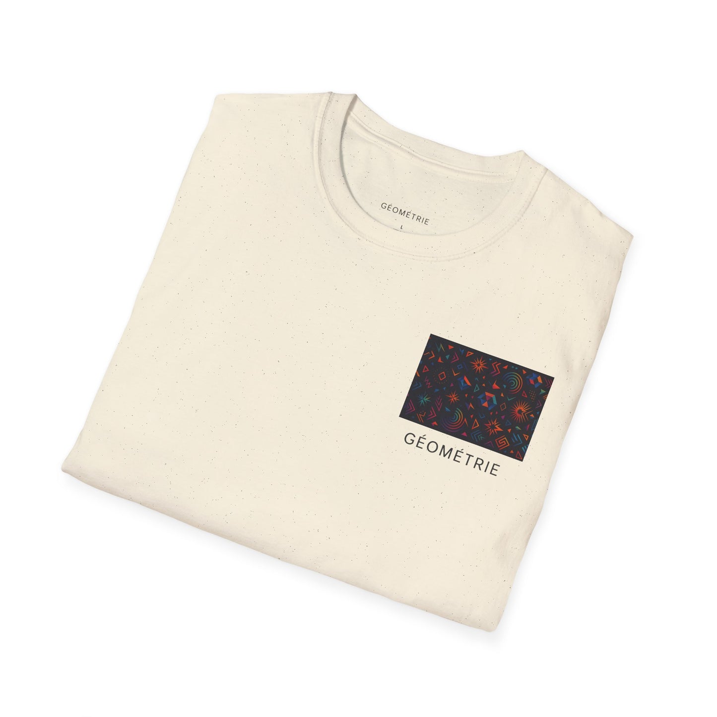 Geo Pattern Unisex Softstyle T-Shirt | Casual Everyday Tee, Graphic Shirt, Gift for Him/Her, Trendy Wear, Artsy Style (Pattern 06)