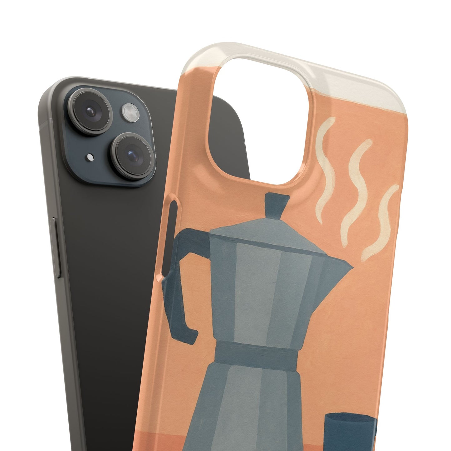 Charming Espresso Moment Snap Phone Case