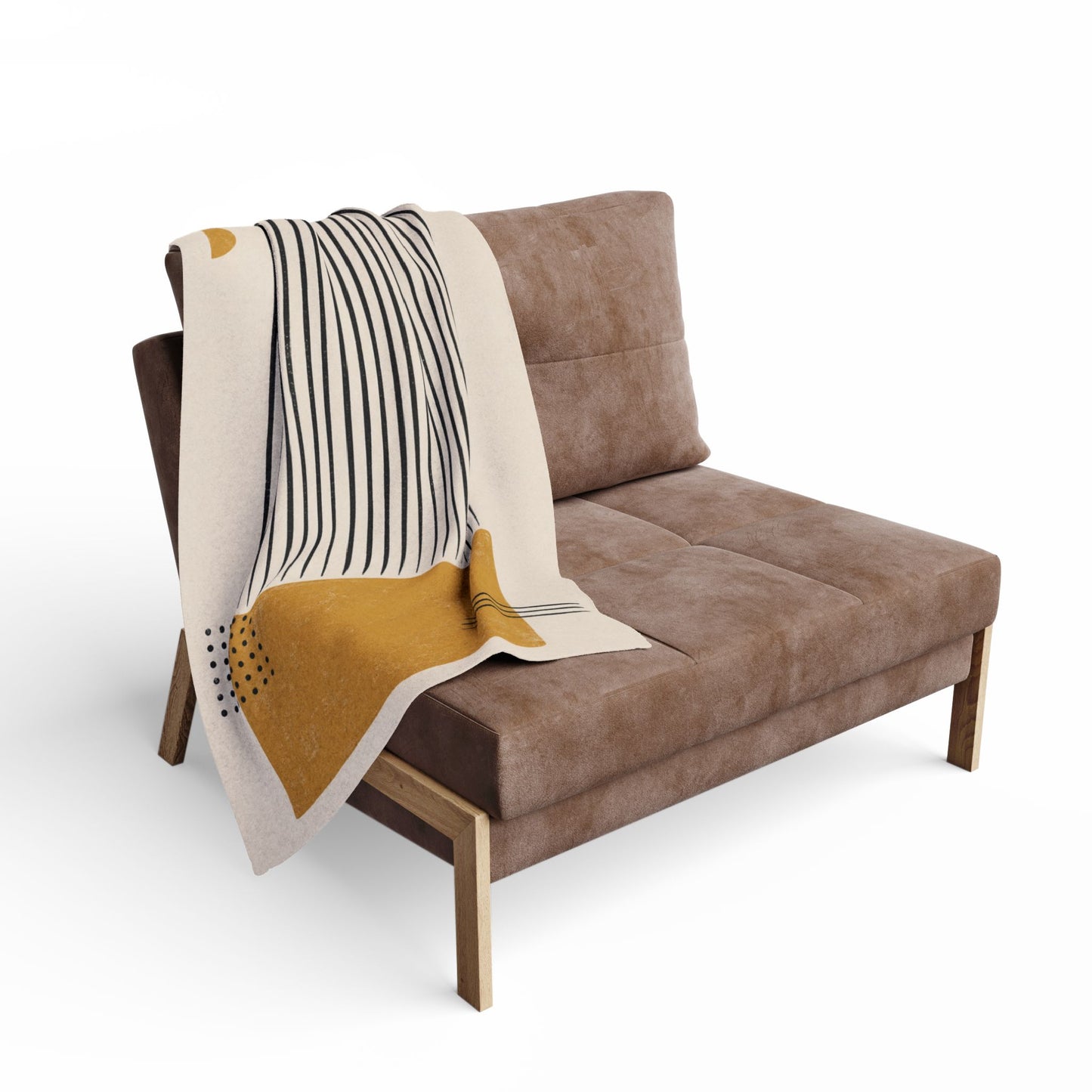 Ochre Cadence Arctic Fleece Blanket