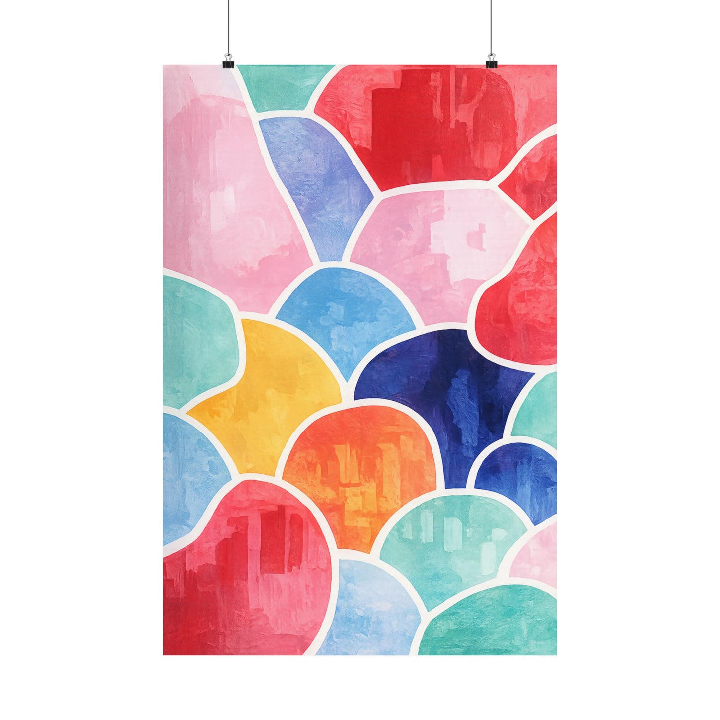 Pebble Mosaic Art Poster