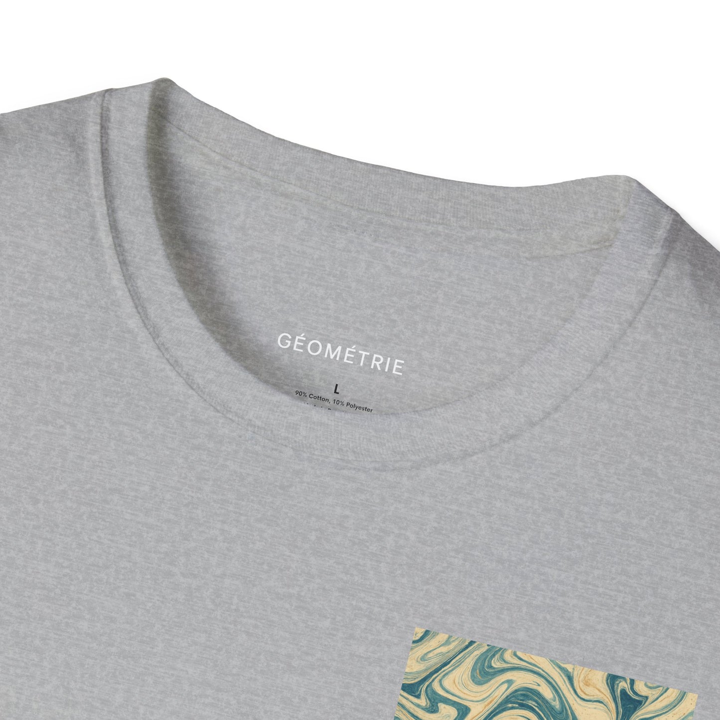 Geo Pattern Unisex Softstyle T-Shirt | Casual Everyday Tee, Graphic Shirt, Gift for Him/Her, Trendy Wear, Artsy Style (Pattern 06)
