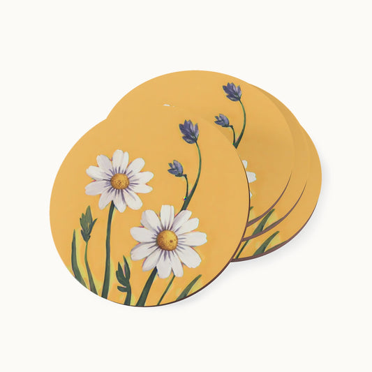 Spring Daisies Coasters