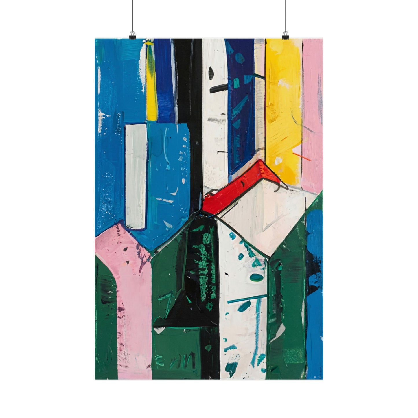 Harbour Blocks Art Poster