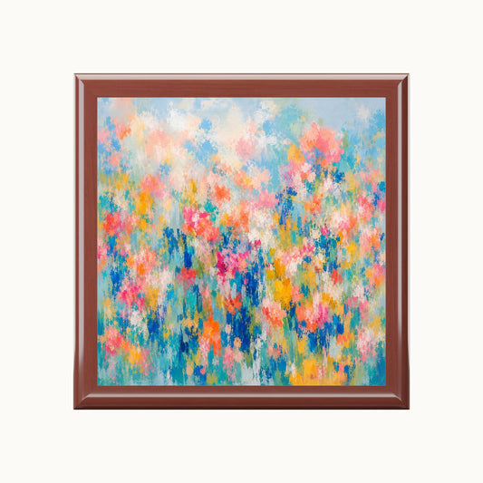 Chromatic Meadow Jewelry Box
