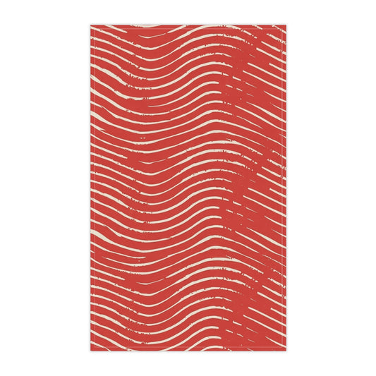 Scarlet Tide Tea Towel