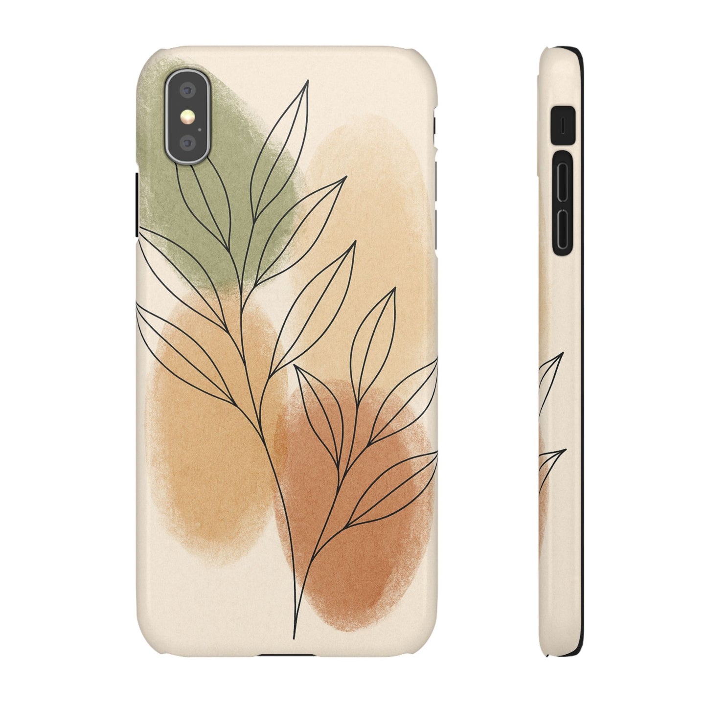 Botanical Line Art Blends Snap Phone Case