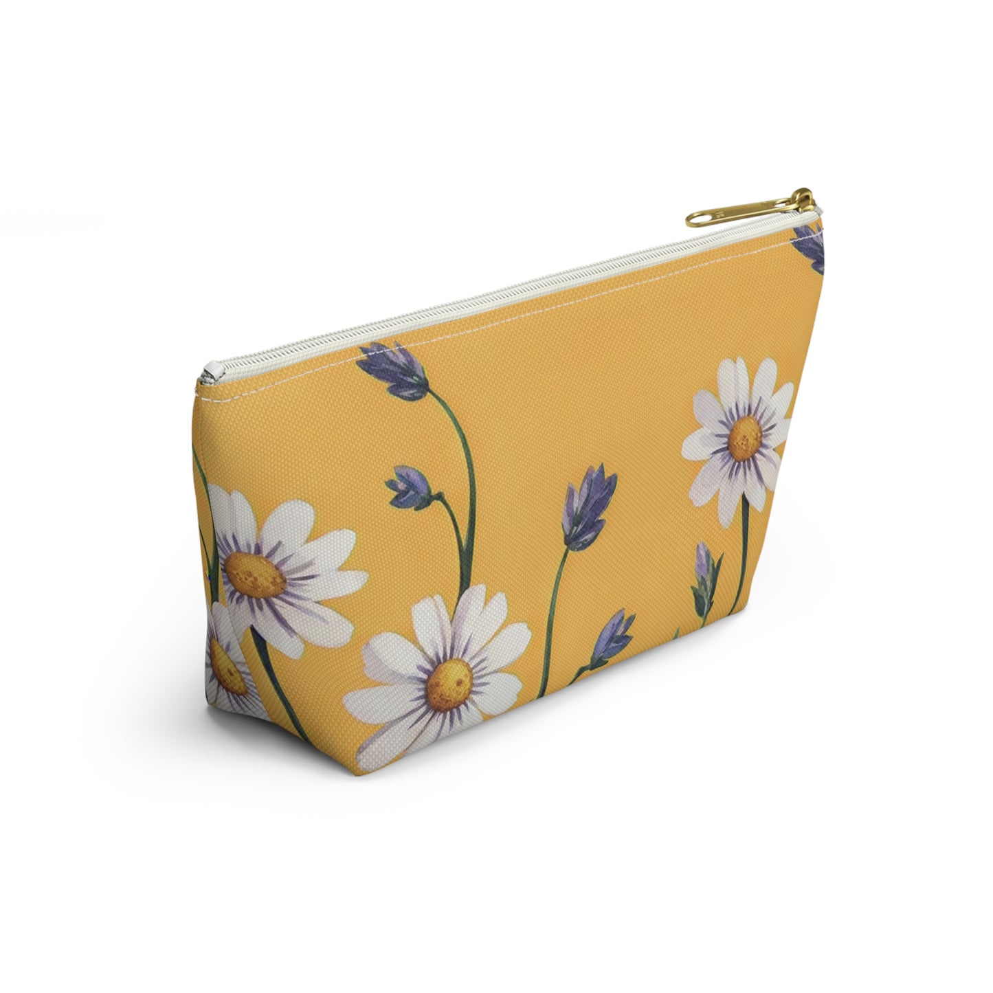 Spring Daisies Accessory Pouch with T-bottom