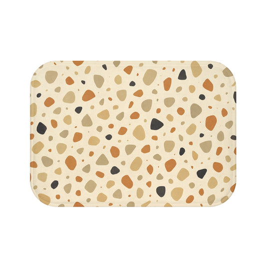 Warm Terrazzo Bath Mat
