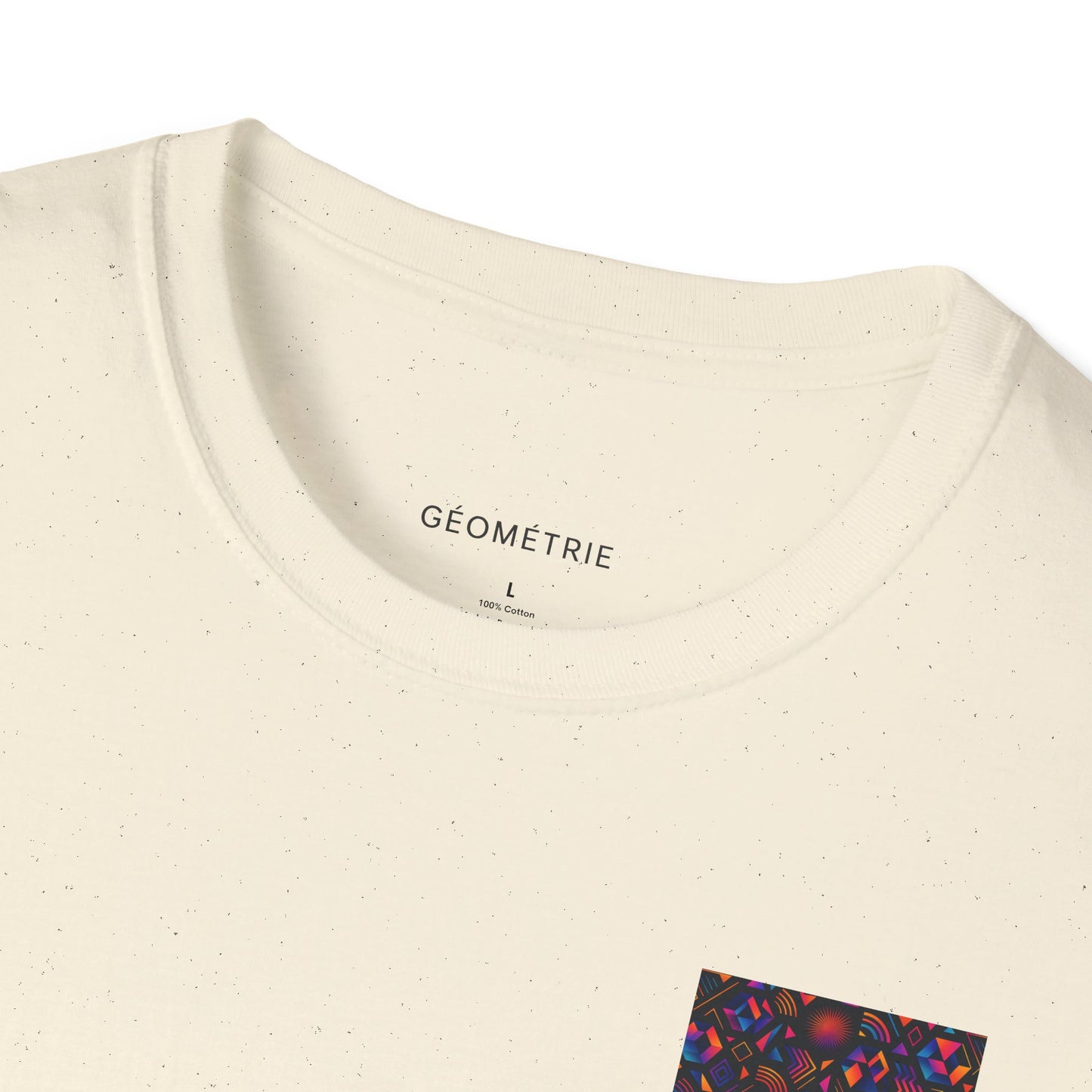 Geo Pattern Unisex Softstyle T-Shirt | Casual Everyday Tee, Graphic Shirt, Gift for Him/Her, Trendy Wear, Artsy Style (Pattern 05)