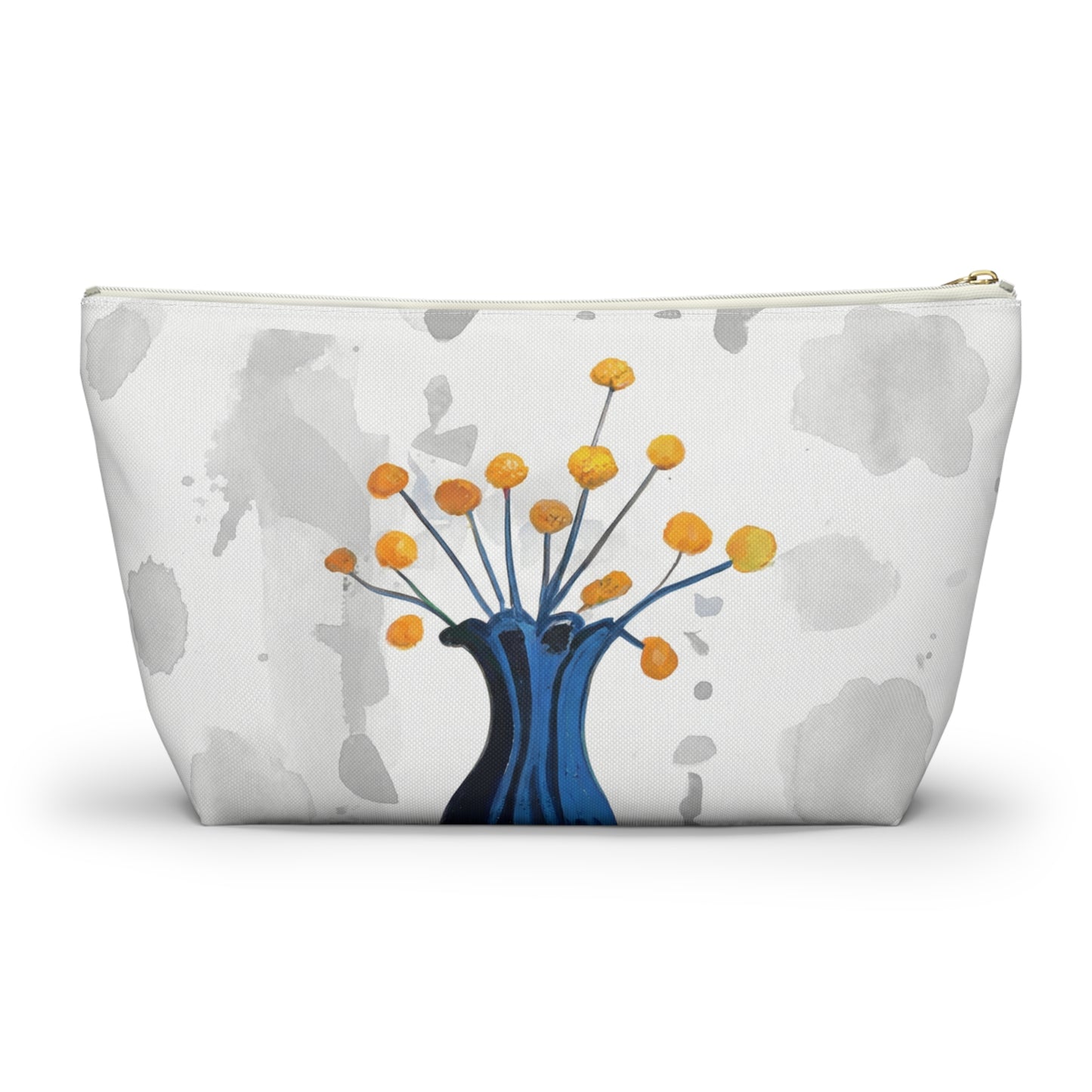 Blue Vase Accessory Pouch with T-bottom