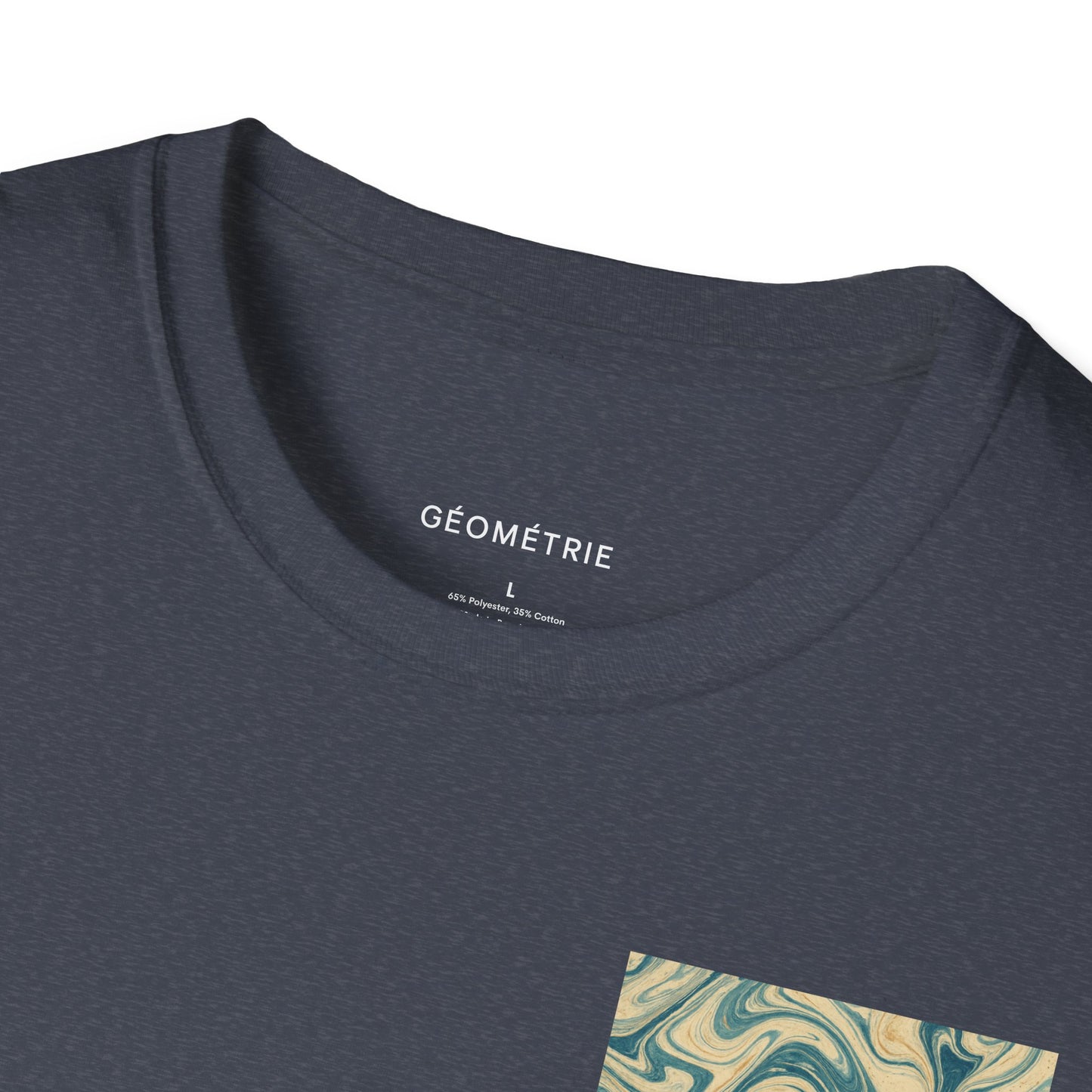 Geo Pattern Unisex Softstyle T-Shirt | Casual Everyday Tee, Graphic Shirt, Gift for Him/Her, Trendy Wear, Artsy Style (Pattern 06)