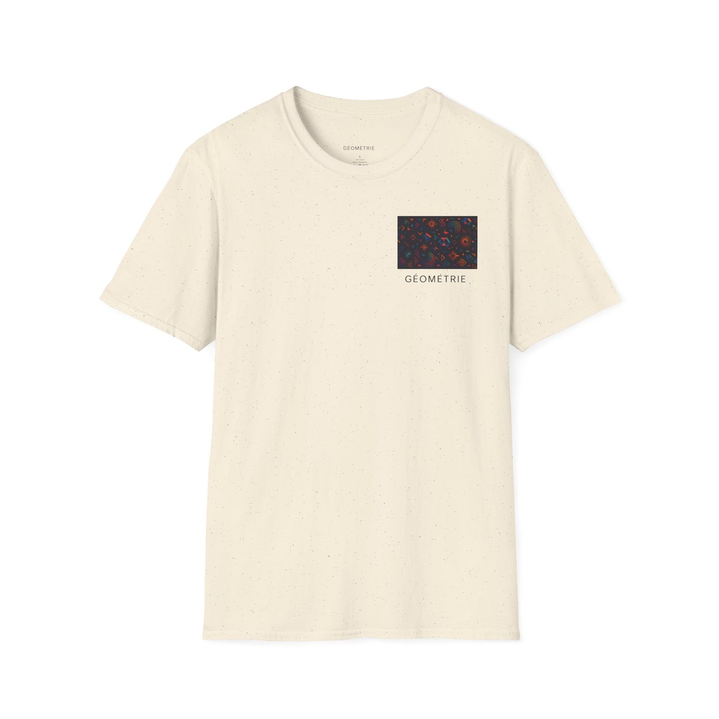 Geo Pattern Unisex Softstyle T-Shirt | Casual Everyday Tee, Graphic Shirt, Gift for Him/Her, Trendy Wear, Artsy Style (Pattern 06)