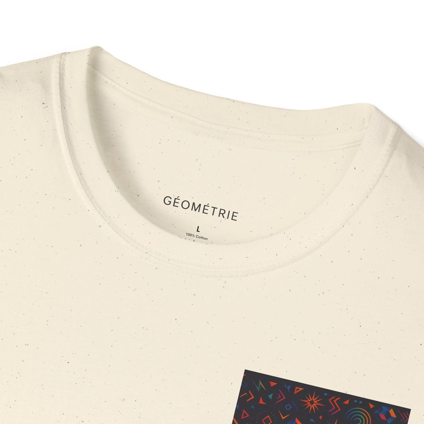 Geo Pattern Unisex Softstyle T-Shirt | Casual Everyday Tee, Graphic Shirt, Gift for Him/Her, Trendy Wear, Artsy Style (Pattern 06)