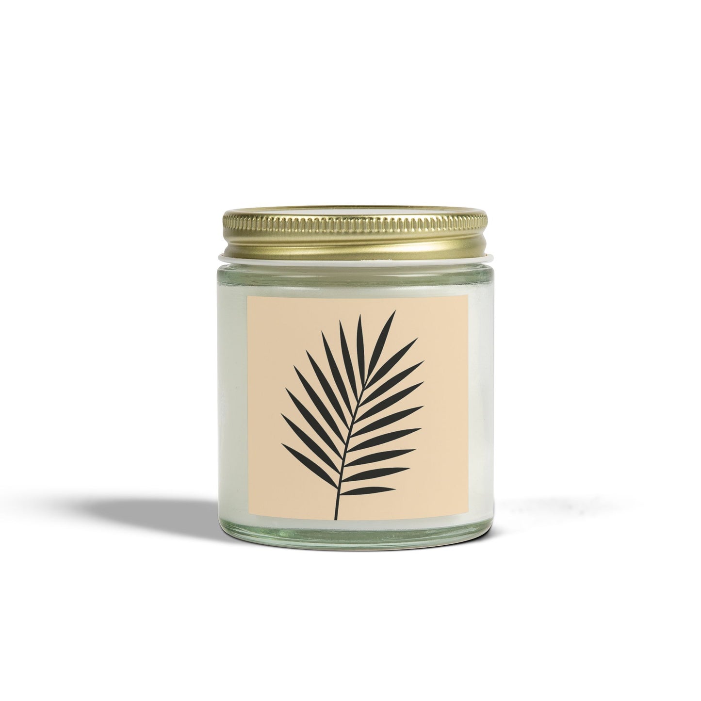 Palm Frond Silhouette Scented Candles