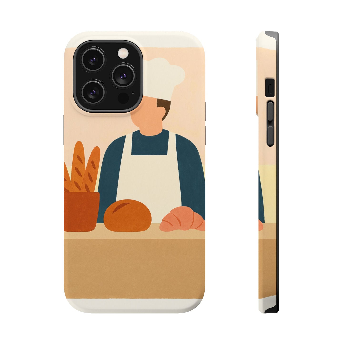 Artistic Baker Scene Magnetic Phone Case